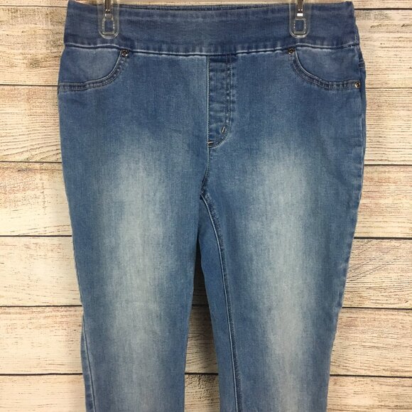 Chico's Perfect Stretch Pull-On Jeans Light Wash Size 0.5 - Picture 4 of 12